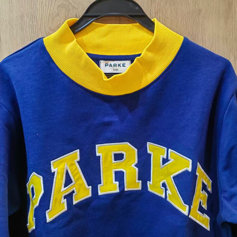 Parke Women's Yellow Crew Neck Sweater - Picture 4 of 6